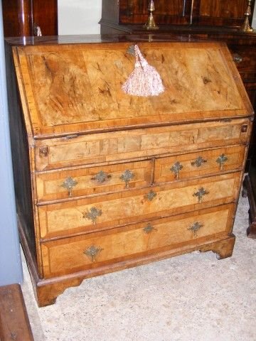 Early 18th Century Walnut Bureau.