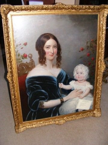 Portrait of Mother and Child Early 19th Century