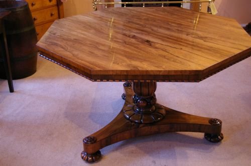 Rosewood Octagonal Centre Table