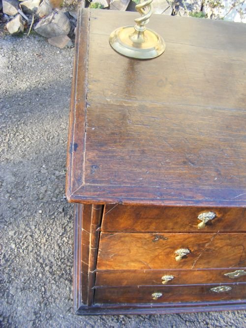 fig 1. Late 17th Century Oak and Walnut chest