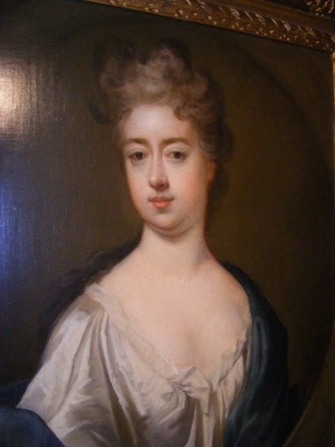 fig 1. Portrait painting. FOLLOWER OF SIR GODFREY KNELLER.