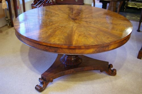 Regency Flame Mahogany Centre Table