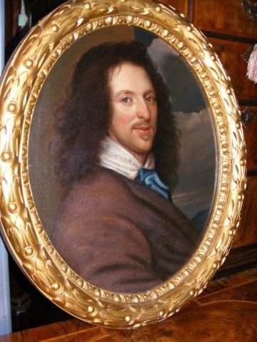 Late 17th Century Portrait in Oval Frame