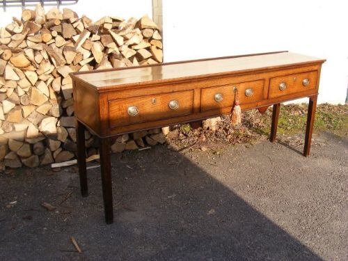 Beautiful Georgian Dresser Base of Lovely Colour and Patination