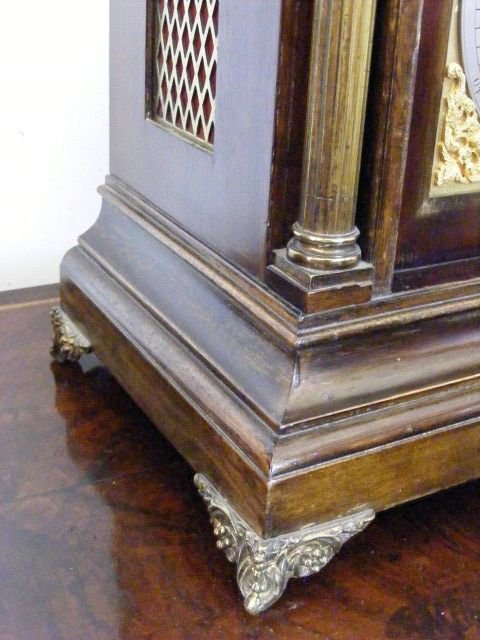 fig 2. Beautiful Late 19th Century Mahogany Chiming Bracket Clock
