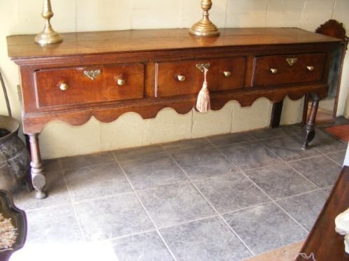 An Early 18th Century Oak Dresser Base