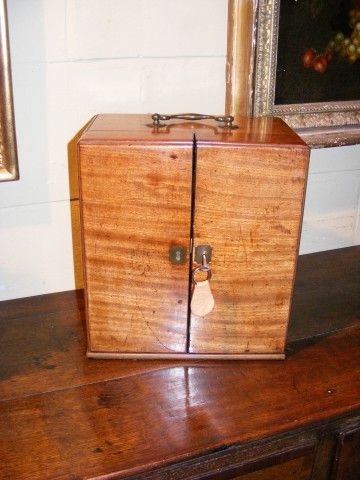 Superb Georgian Mahogany Apothecary Cabinet