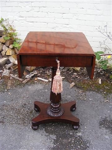 Charming 19th Century Mahogany Occasional Drop Flat Table