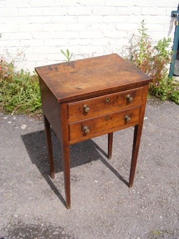 fig 1. Charming Geo III Oak Side Table of lovely size