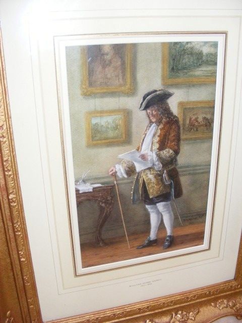 fig 1. Superb watercolour by William Henry Haines 1812