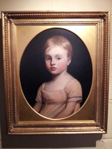 Oil Portrait of a Young Girl.