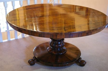 Early 19th Century Rosewood Pedestal/centre Table