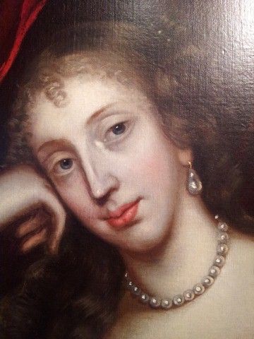 fig 1. Early 18th Century Portrait of Courting lady by follower of Dutch artist Lely