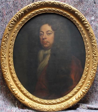 Good Quality Pair Early 18th Century  Portraits of a Gentleman & His Wife. In the Style of Lely."