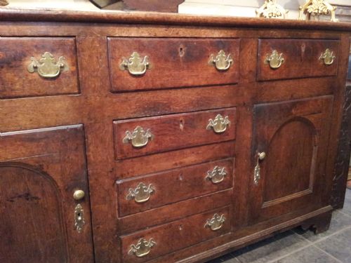 fig 1. Beautiful Early Georgian Oak Cupboard Base