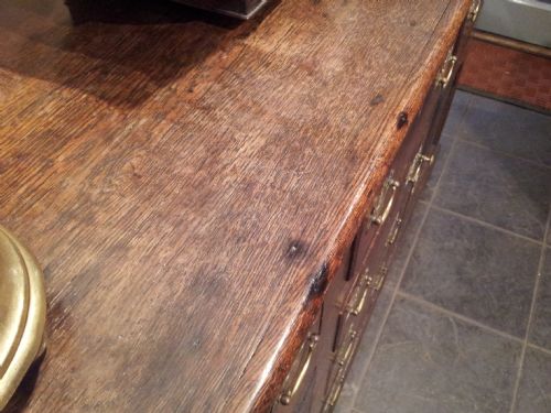 fig 2. Beautiful Early Georgian Oak Cupboard Base