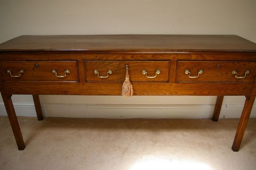 A Rare and Stunning Georgian Elm Dresser/sideboard.