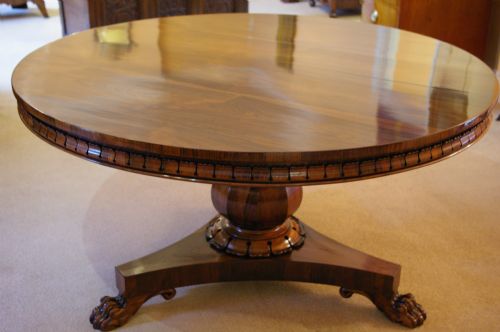 William IV Rosewood Circular Centre/ Dining Table
