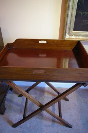 fig 1. Super 19th Century Mahogany Butlers Tray