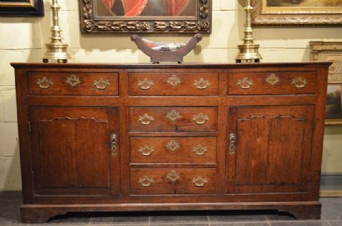Fabulous 18th Century Oak Cupboard Base of Good Proportions.