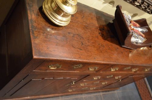 fig 1. Fabulous 18th Century Oak Cupboard Base of good proportions.