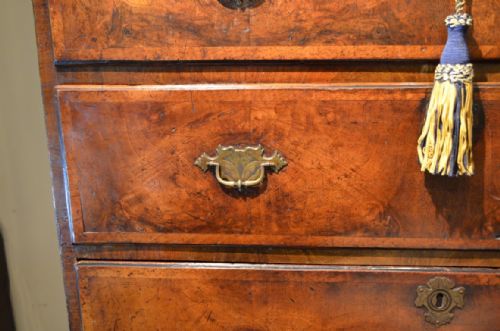 fig 1. Stunning early 18th Century Walnut Chest on Chest of wonderful size and proportions