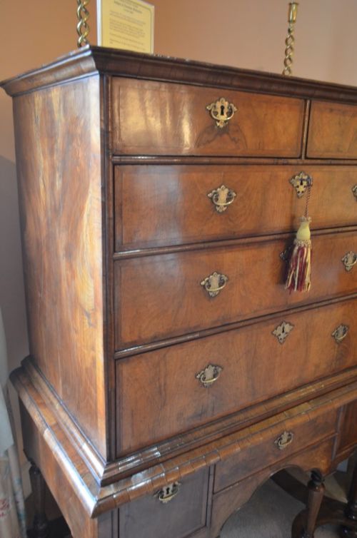 fig 1. A superb Early 18th Century Walnut Chest on Stand of beautiful small proportions