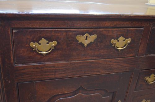 fig 1. A Wonderful Georgian Oak Cupboard Base Dresser.
