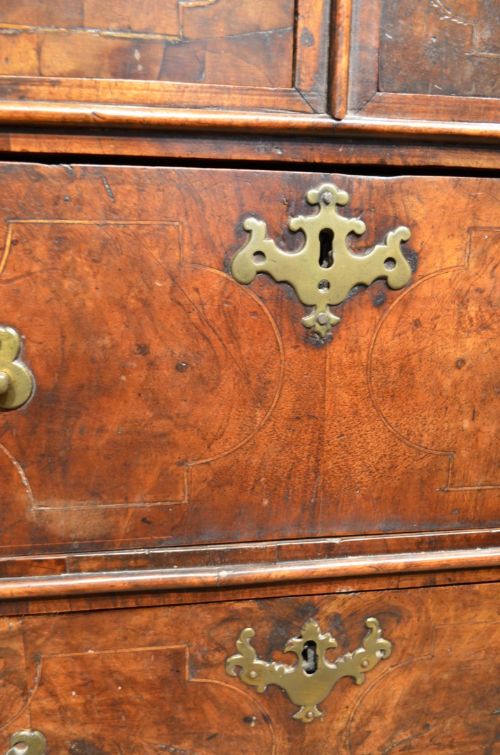 fig 2. Wonderful Early 18th Century Walnut Chest of Drawers