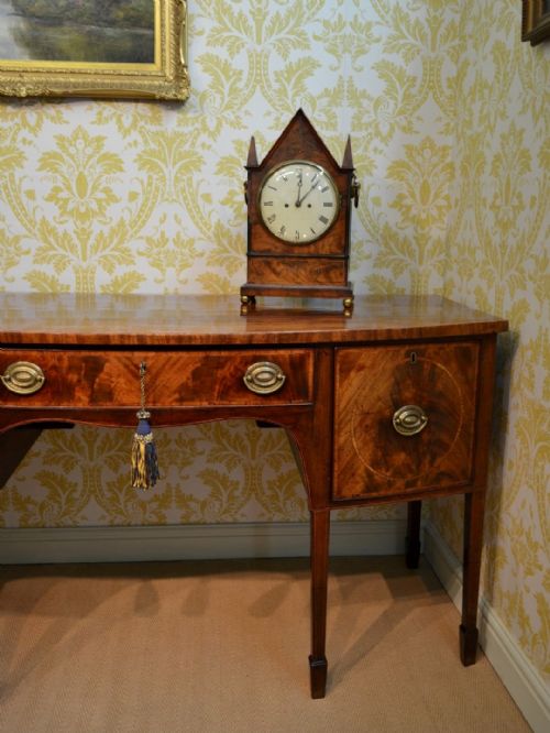 fig 1. Beautiful George III Mahogany Sideboard from the Hepplewhite Period.