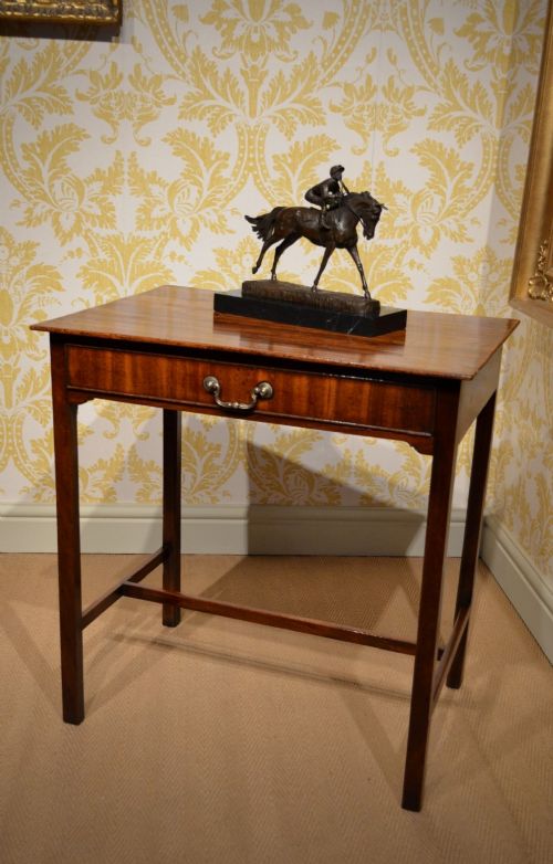 Fabulous Early 19th Century Mahogany Single Drawer Side Table