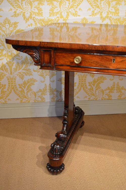 fig 1. Fabulous Rosewood Centre Table or Sofa Table from the early 19th Century.