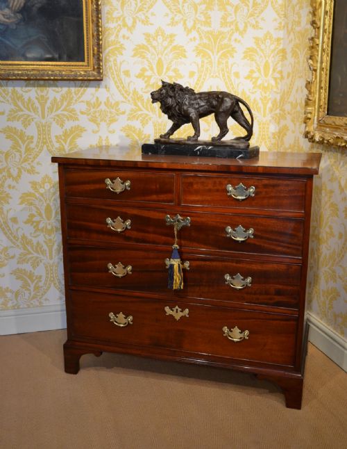 Beautiful Small Georgian Mahogany Chest of Drawers