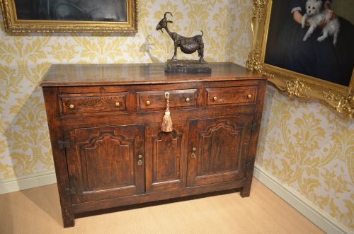 Superb 18th Century Oak Cupboard Base Dresser