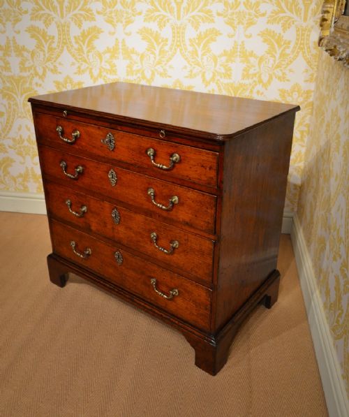 fig 1. Superb Georgian Mahogany Bachelors Chest with brushing slide