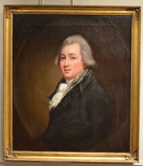 Fabulous Portrait of Gentleman Signed Thomas Beach 1736 - 1806