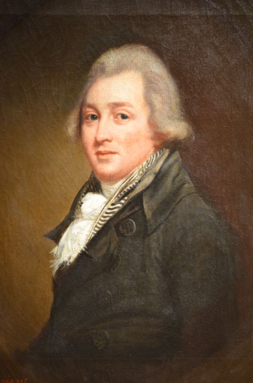 fig 1. Fabulous Portrait of Gentleman signed Thomas Beach 1736 - 1806