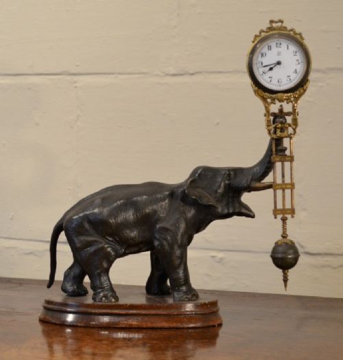 Rare Decorative19th Century Junghans Elephant Clock C1870's