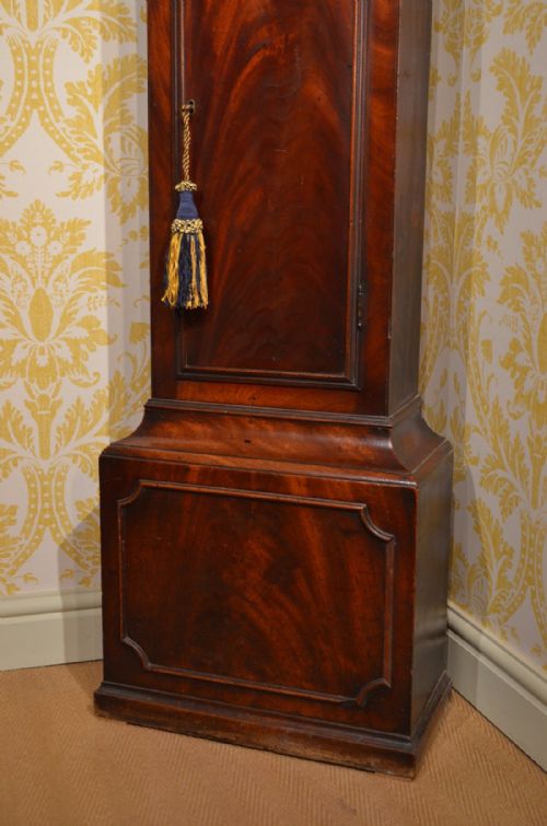 fig 1. 18th Century George Newman London Mahogany Longcase.