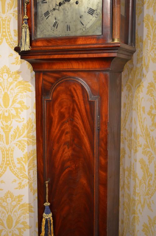 fig 2. 18th Century George Newman London Mahogany Longcase.