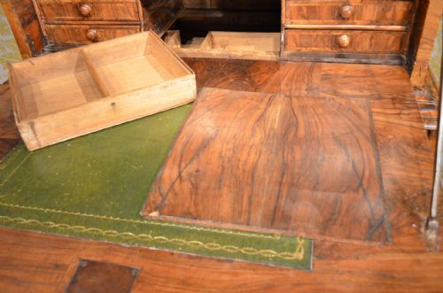 fig 1. Beautiful 17th Century Rare Early Walnut Escritoire C1685