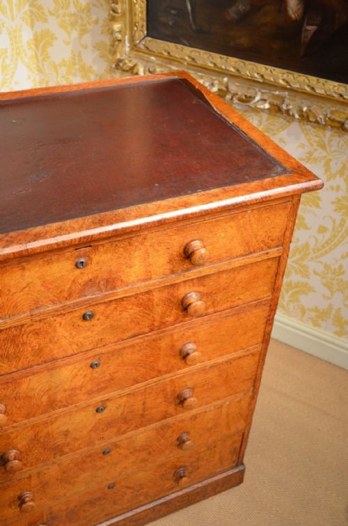 WONDERFUL EARLY 19TH CENTURY POLLARD OAK SECRETAIRE CHEST WITH FABULOUS COLOUR - ADDITIONAL PHOTO 1