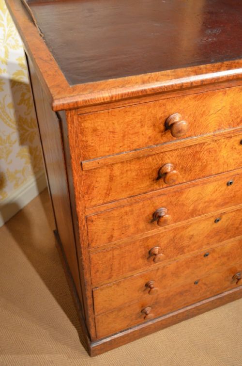 WONDERFUL EARLY 19TH CENTURY POLLARD OAK SECRETAIRE CHEST WITH FABULOUS COLOUR - ADDITIONAL PHOTO 2