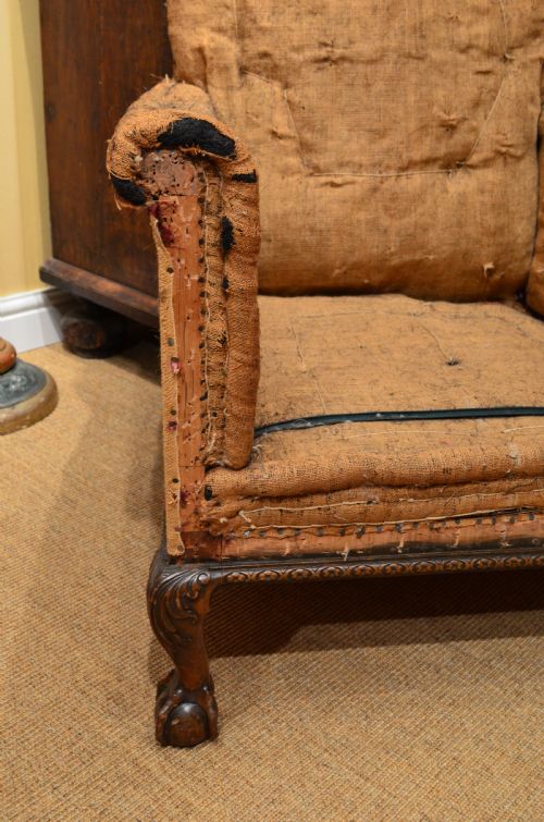 fig 1. A pair of Impressive George III style club armchairs.
