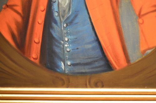 ENGLISH SCHOOL 18TH CENTURY PORTRAIT OF A YOUNG MAN - ADDITIONAL PHOTO 3