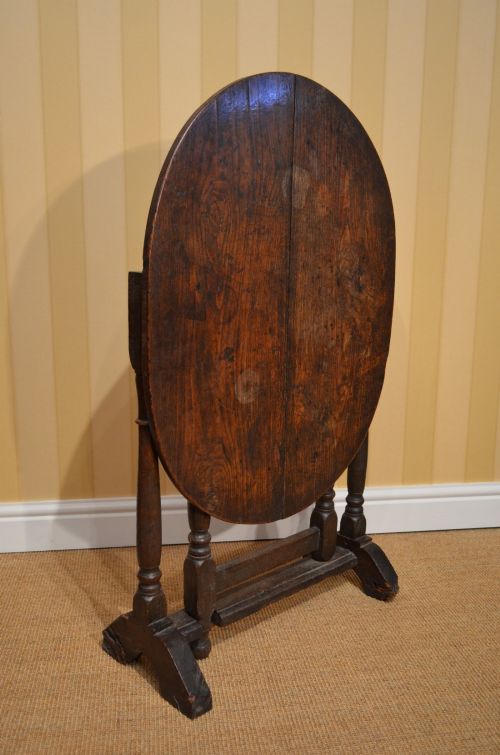 Fabulous 18th Century Oak Coaching Table. Rare Example