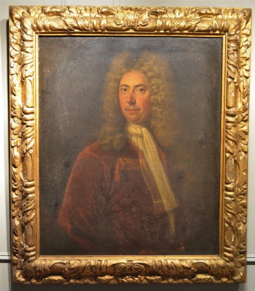 Fabulous 18th Century Oil Portrait of John Johnson of Fulney Hall, Spalding. Lincs.