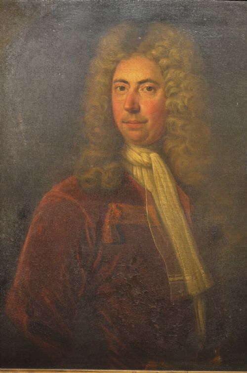 fig 1. Fabulous 18th Century Oil Portrait of John Johnson of Fulney Hall, Spalding. Lincs.