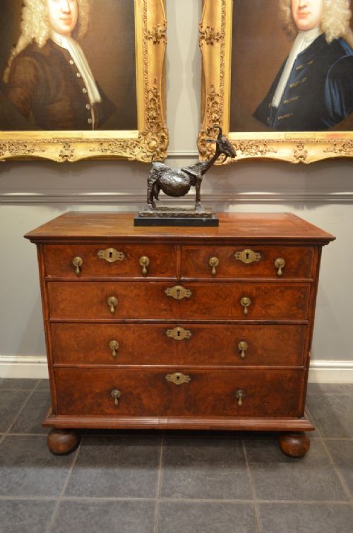 Wonderful Early 18th Century Walnut Chest of Drawers