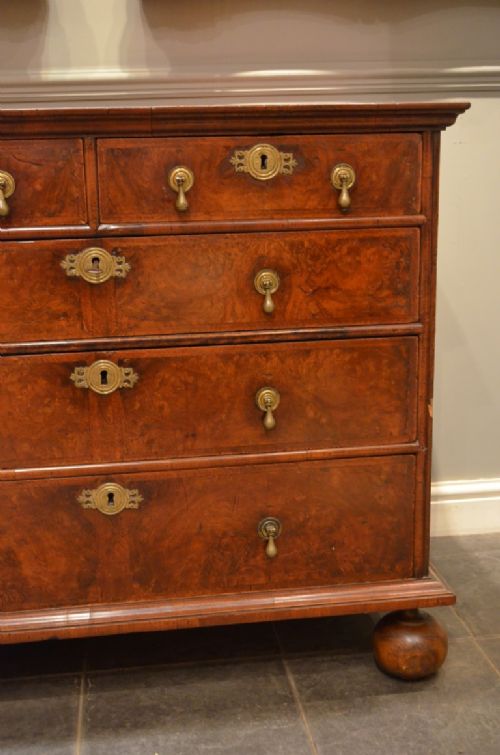 fig 1. Wonderful Early 18th Century Walnut Chest of Drawers